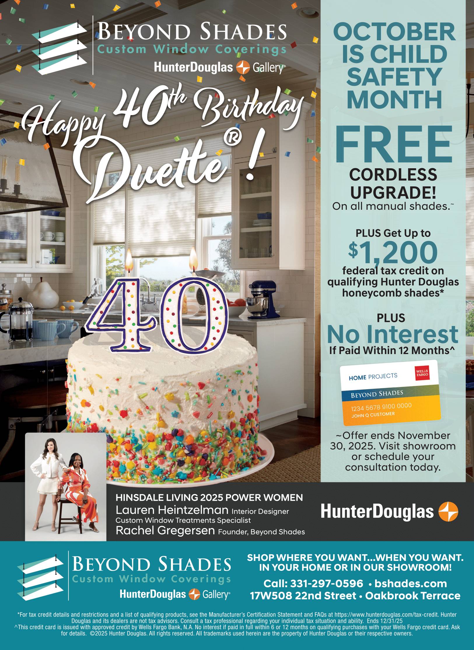 Happy 40th Birthday Duette®